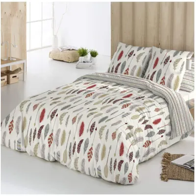Bettwäsche-Set 180 cm, 100% Baumwolle, 2 Kissenbezüge