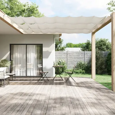 Zdjęcie produktu dla Maison Exclusive – markiza pionowa biała 100 x 1000 cm tkanina Oxford