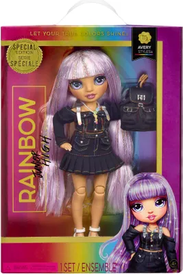 Produktbild von Rainbow High Junior High Special Edition Doll- Avery Styles (Rainbow), Modepuppe, Weiblich, 4 Jahr(e), Mädchen, 230 mm, Mehrfarbig