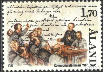 Produktbild von Briefmarken Finnland - Aland 1987 Mi 25 (kompl.Ausg.) postfrisch Gemeindeversammlung