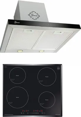 Produktbild von Gurari GCH 462 IS 6 Prime Dunstabzugshaube 60cm + Kaiser Induktions-Kochfeld KCT 6705