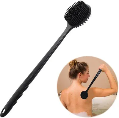 Productafbeelding van Zachte siliconen set voor exfoliëring, geschikt voor gebruik onder de douche en bij de lichaamsverzorging