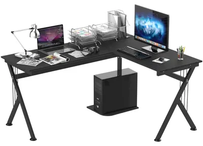 Produktbild von Laptop, Notebook, Computer, Schreibtisch für Computer, Computer-Arbeitsplatz, Laptop-Tisch, Arbeitsstation, Gaming-Tisch