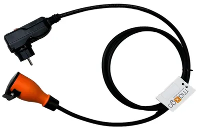 Produktbild von Schutzadapter H07RN-F 3G1,5mm² mit Personenschutzstecker FI Schutzstecker auf Schuko Kupplung 2m