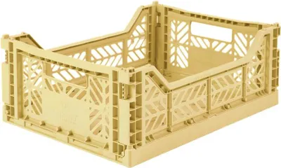 Produktbild von Aykasa Faltbox Klappbox BANANA hellgelb midi