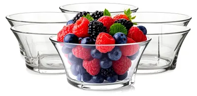 Produktbild von Eisbecher Eisschale Dessert 12 cm Durchmesser Glas Spülmaschinenfest Transparent
