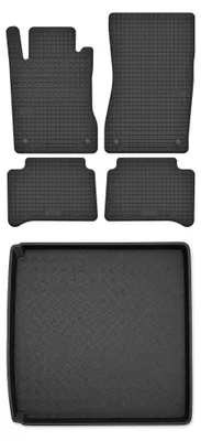 Obrázek produktu pro Gumové autokoberce SolidTread + vana kufru pro: Mercedes-Benz třída E W211 2002-2009 kombi 5 ks
