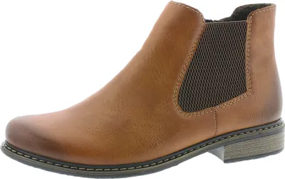 Produktbild von Rieker Damen Stiefeletten Chelsea Boots Z4994 , Größe:38 EU, Farbe:Braun