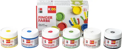 Image de Marabu 303000000081 KiDS peinture au doigt 100 ml 6er Set
