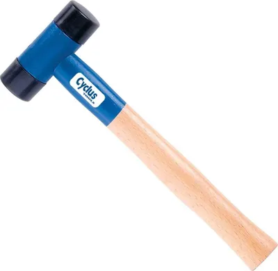 Produktbild von CYCLUS TOOLS Gummihammer Mit Holzstiel, Schaftläng Kopfgewicht: 4