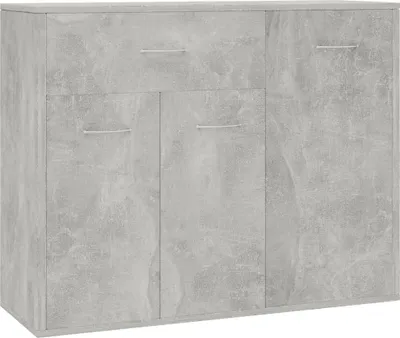 Immagine prodotto di vidaXL Credenza grigio cemento 88×30×70 cm truciolato