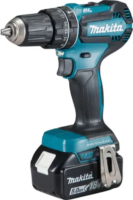 Image de Perceuse visseuse à percussion Brushless 2x5Ah 18V MAKITA DHP485RTJ en MAKPAC