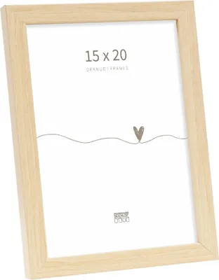 Image de Deknudt S243D cadre photo en bois, naturel, 15x20 cm