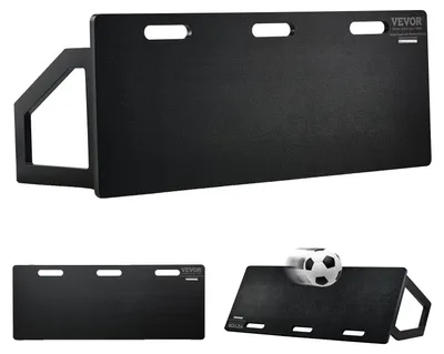 Zdjęcie produktu dla Deska do odbijania piłki nożnej VEVOR, przenośna deska do odbijania 1150 x 450 mm, odbijak ścienny HDPE, sprzęt do odbijania, dzieci i młodzież, deska treningowa do odbijania do treningu piłki nożnej czarna