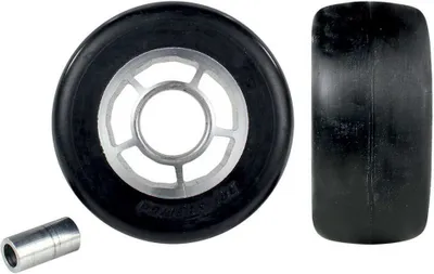 Produktbild von Powerslide Rubber Rad Schwarz 80 mm Schwarz 80 mm