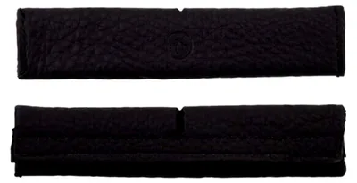 Produktbild von Schwarze Leder Kinnkettenunterlage für Boxen, Hockey, MMA, Jugendliche und Erwachsene