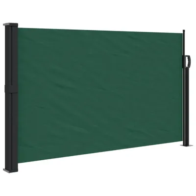 Zdjęcie produktu dla Zwijana markiza boczna, ciemnozielona, 120x500 cm