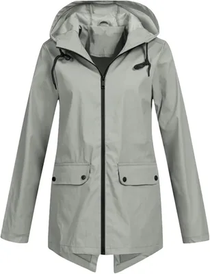 Produktbild von Windbreaker Damen, Kapuze, casual Jacke, winddicht, für Frühling
