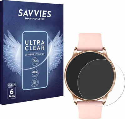 Produktbild von 6x Für Levowatch F2 Schutzfolie Savvies Displayschutz Display Schutz Folie Klar Transparent