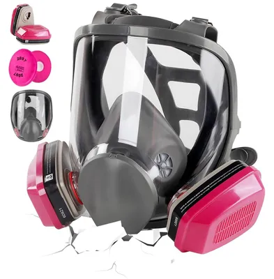 Immagine prodotto di Maschera facciale completa 60921 e filtro 2097, riutilizzabile, per verniciatura