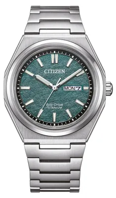 Produktbild von Citizen AW0130-85XC Eco-Drive Herren-Solaruhr Titan Petrol