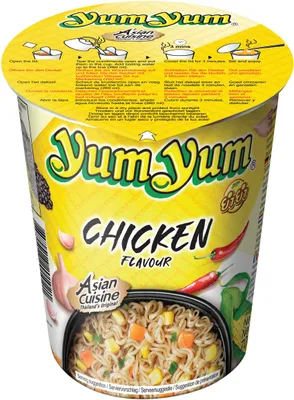 Produktbild von YumYum Instant Noodles Cup Chicken 12 x 70 g (840 g)