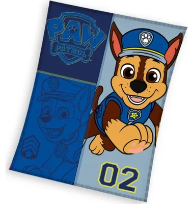 Immagine prodotto di Coperta per bambini Tlapková Patrola Policeman Chase 150x200 cm