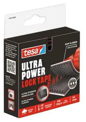 Productafbeelding van tesa 55234-00000-00 tesa Klettstrips Ultra Power Lock, 25 mm x 50 mm