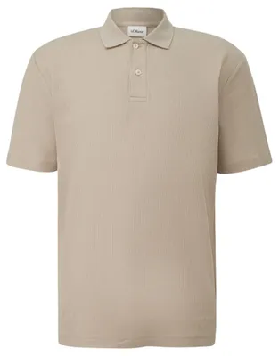 Produktbild von s.Oliver Herren Polo-Shirt – Waffelpiqué, Regular Fit, Kurzarm