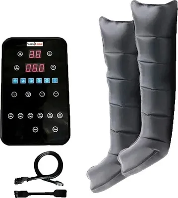 Produktbild von Beinmassagegerät, 6-Kammer-Kompressionstherapie, Muskelentspannung, EU-Stecker, Beinset