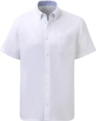 Produktbild von H.I.S. Kurzarmhemd regular-fit offwhite Größe S