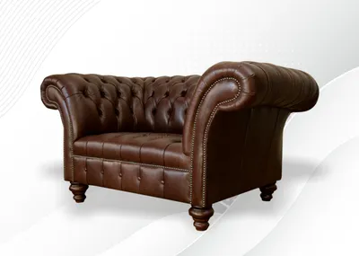Produktbild von Sessel Chesterfield Polster Relax Stoff Textil Leder Lounge Club Einsitzer Neu
