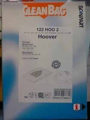 Produktbild von CleanBag Staubsaugerbeutel 122HOO2 für Hoover H22A, H22