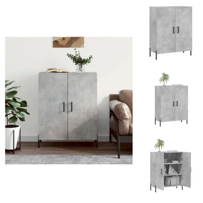 Produktbild von vidaXL Sideboard Betongrau 69,5x34x90 cm Holzwerkstoff -  Sideboards