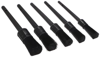 Obrázek produktu pro Sada tvrdých precizních štětců pro čištění auta CAR DETAILING BRUSH 5 HARD, 5ks