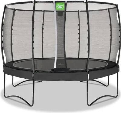 Image de EXIT Allure Premium Trampoline ø366cm – Sur pieds – Rond – Noir