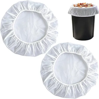 Imagen del producto de Conjunto de dos depósitos para la recogida de agua de lluvia, con cubierta de malla, de 200 litros cada uno, para riego de jardines