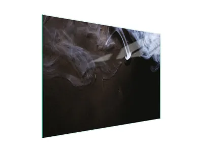 Obrázok produktu pre Krájacia doska Kryt na sporák Multiglass krájacia doska 30x22 cm Smoke Black