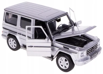 Produktbild von Welly Mercedes-Benz G-Class Modellauto Metall 1:24 Silber