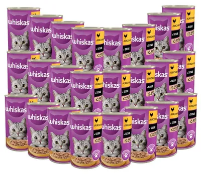Produktbild von Whiskas 5900951220883, Adult, Huhn, 400 g