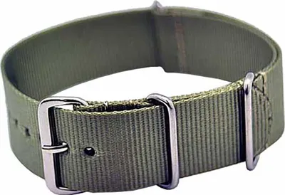 Produktbild von Uhrenarmband Durchzugsband Nylon grau 22mm NATO STRAP