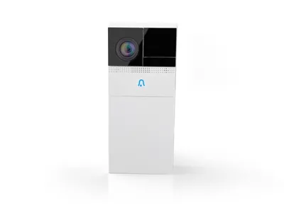 Image de Caliber Sonnette de porte intelligente avec caméra et batterie - Blanc (HWC501)