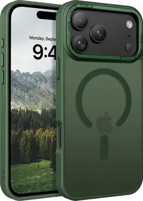 Immagine prodotto di Custodia del telefono cellulare per iPhone 17 Pro Max caso MagSafe compatibile con telaio della fotocamera in metallo Magnet Case Protezione del bordo TPU