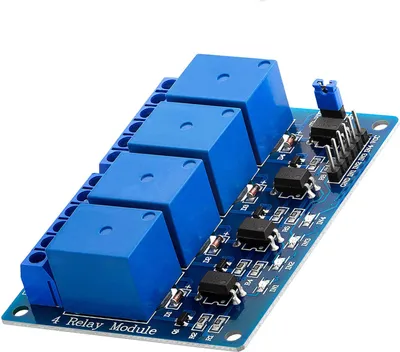 Produktbild von AZ-Delivery Aktoren 4-Relais Modul 5V mit Optokoppler Low-Level-Trigger kompatibel mit Arduino und Raspberry Pi, 1x Relais Modul