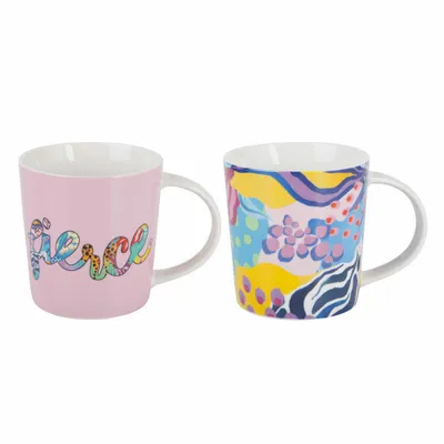 Produktbild von BE FIERCE Becher-Set 380 ml, Fierce, Porzellan, in Geschenkbox