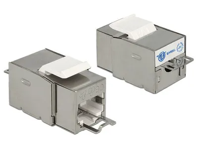 Obrázek produktu pro DeLOCK 86404, Stříbrná, RJ-45, 38,5 mm, 22,3 mm, 17,3 mm