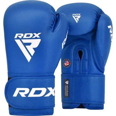 Image de RDX Sports Gants de boxe de compétition amateur AS2 - Bleu - 10 OZ