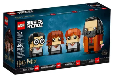 Image de LEGO® BrickHeadz Harry Potter - Harry, Hermione, Ron et Hagrid (40495)