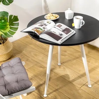 Produktbild von Einzelnes Tischbein Tischfuss Möbelfuss abklappbar Metall Möbelbein 710mm Höhe Weiß