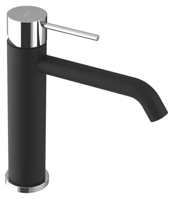Produktbild von Sapho ULTRAMIX Waschtischarmatur, Schwarz matt/Chrom